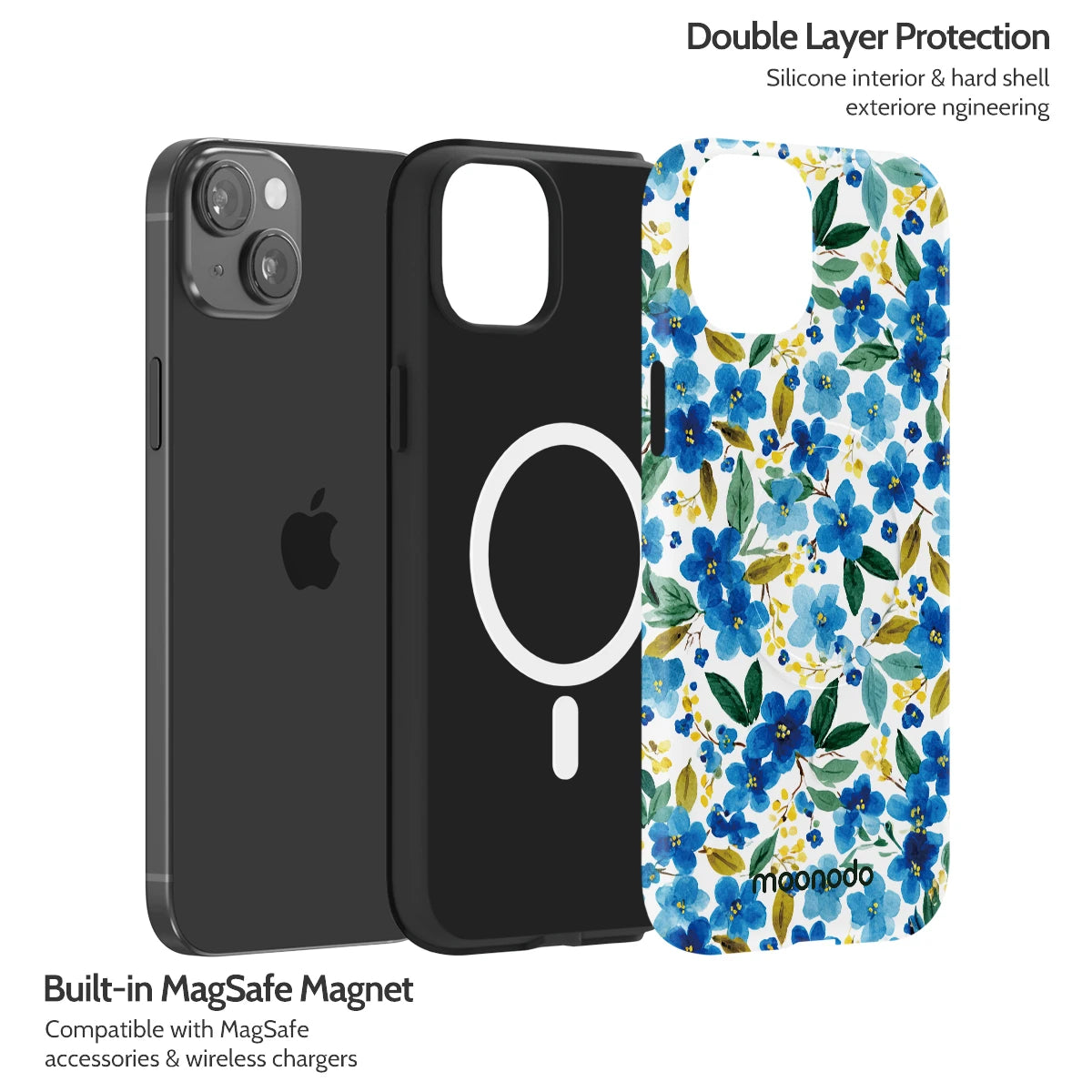 Cerulean Ink - iPhone 15 Plus Case