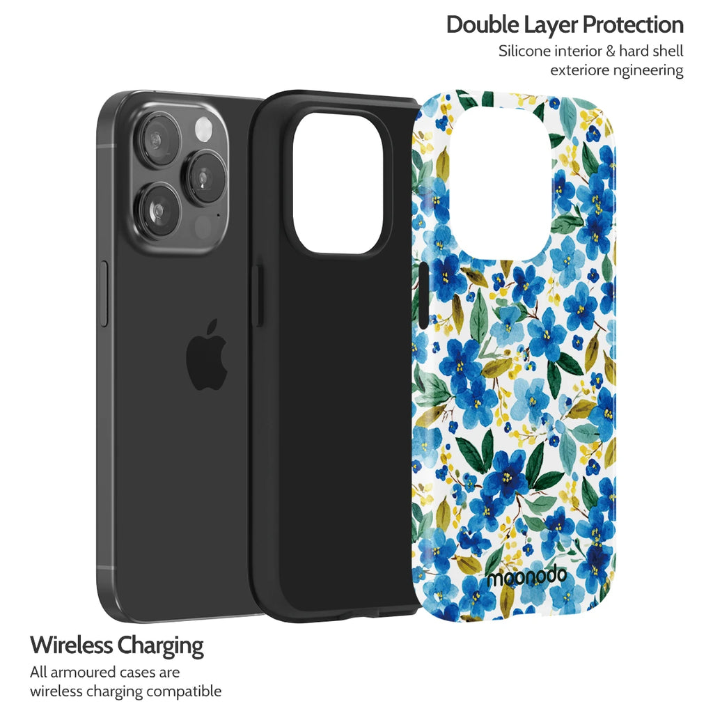 Cerulean Ink - iPhone 15 Pro Case