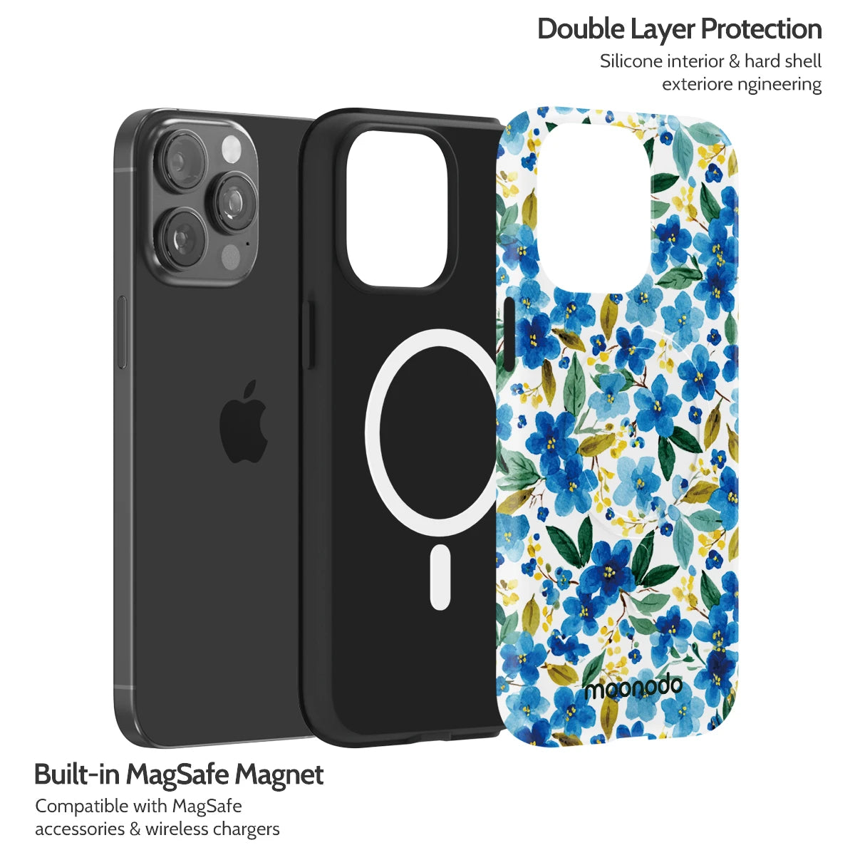 Cerulean Ink - iPhone 15 Pro Max Case