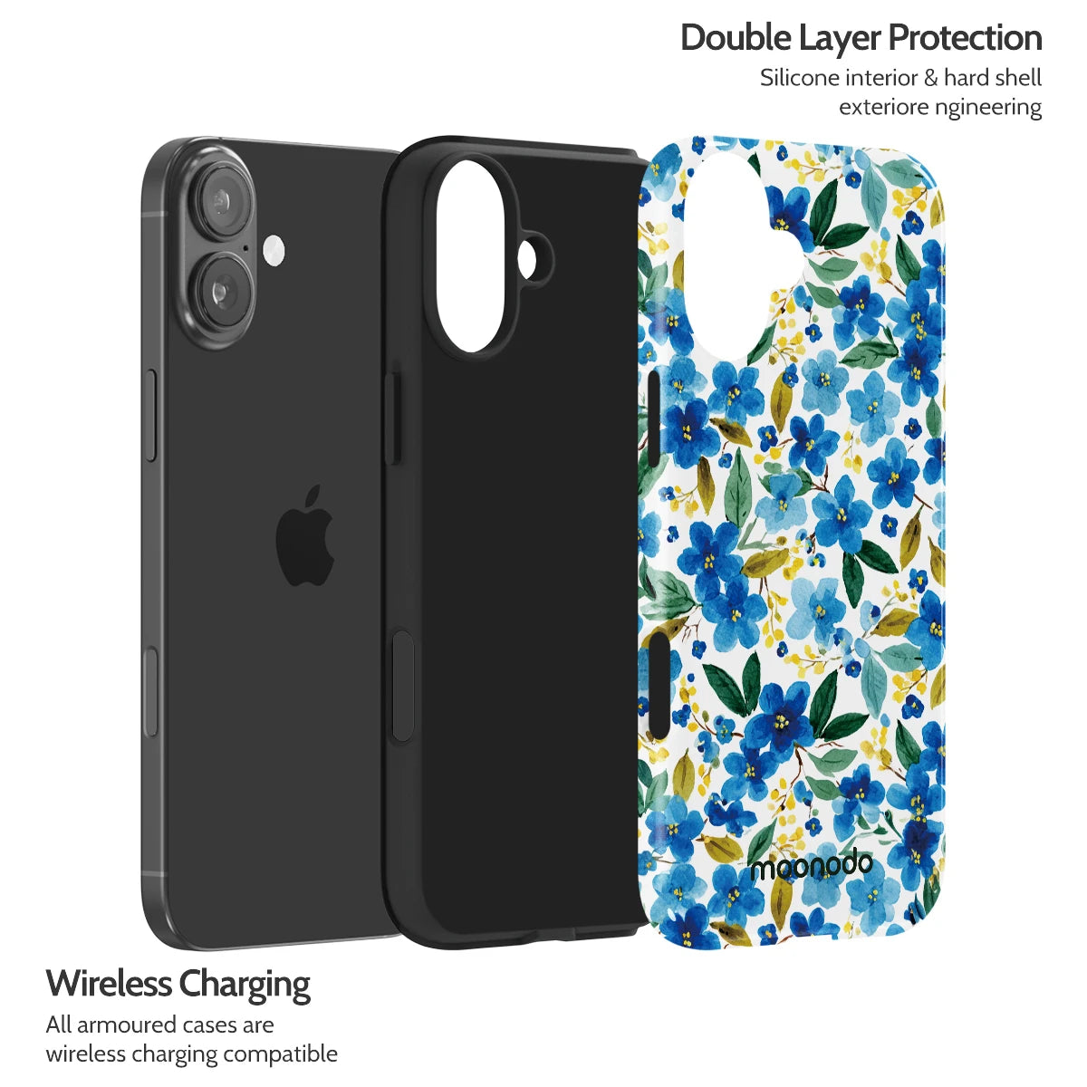 Cerulean Ink - iPhone 16 Plus Case