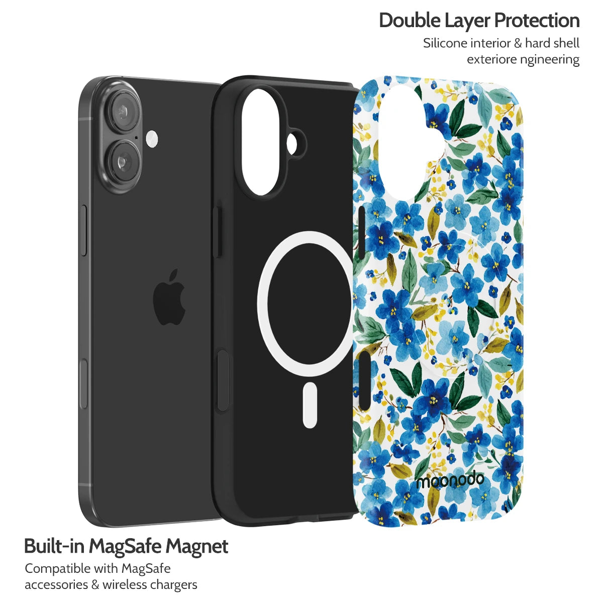 Cerulean Ink - iPhone 16 Plus Case