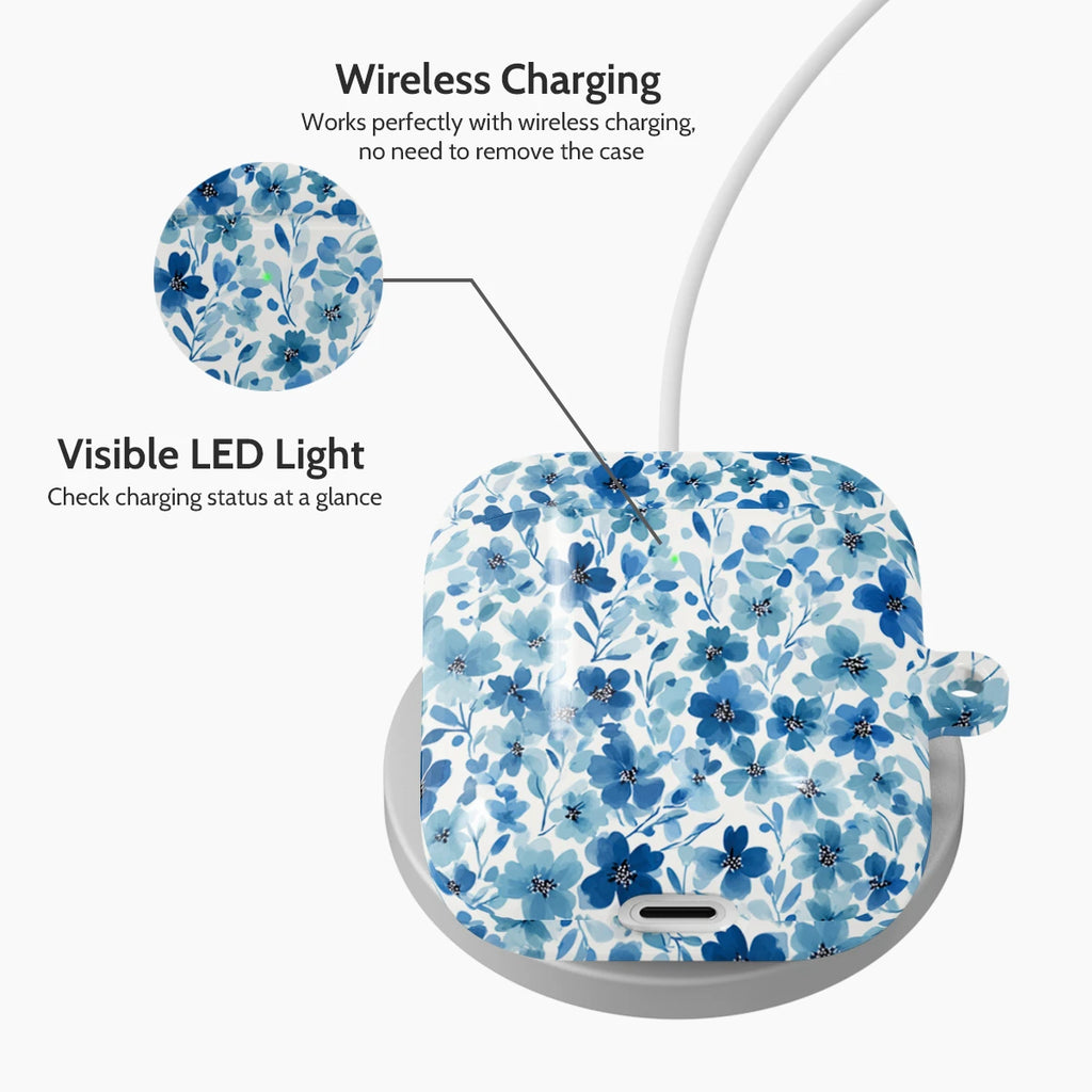 Blue Cascade - AirPods 1 & 2 Case