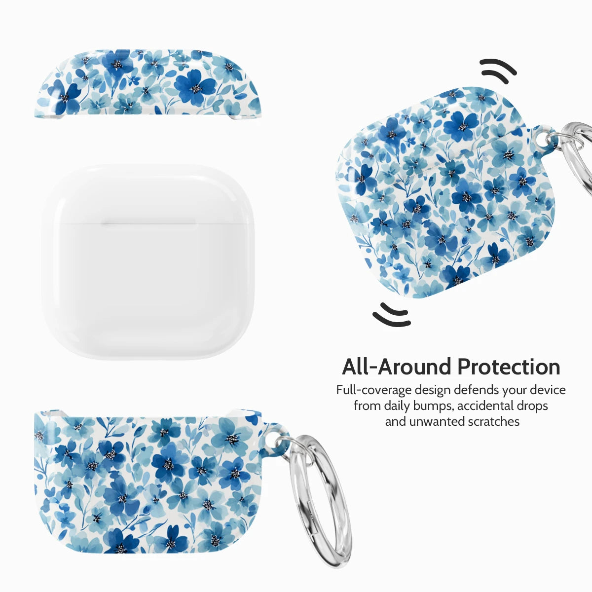 Blue Cascade - AirPods 4 Case