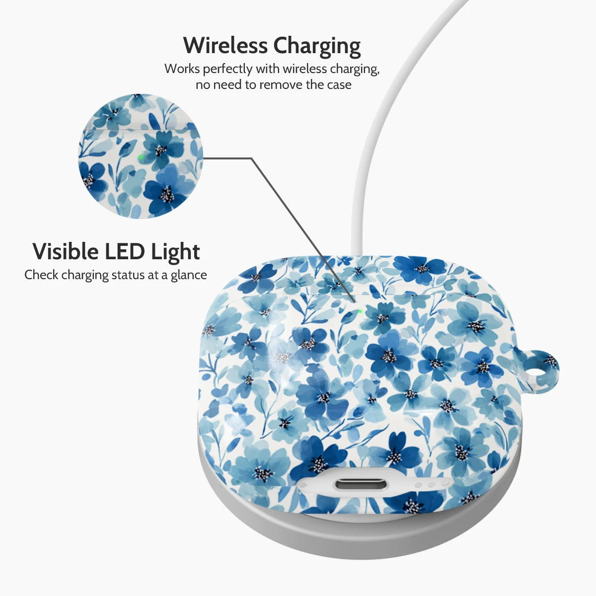 Blue Cascade - AirPods 4 Case