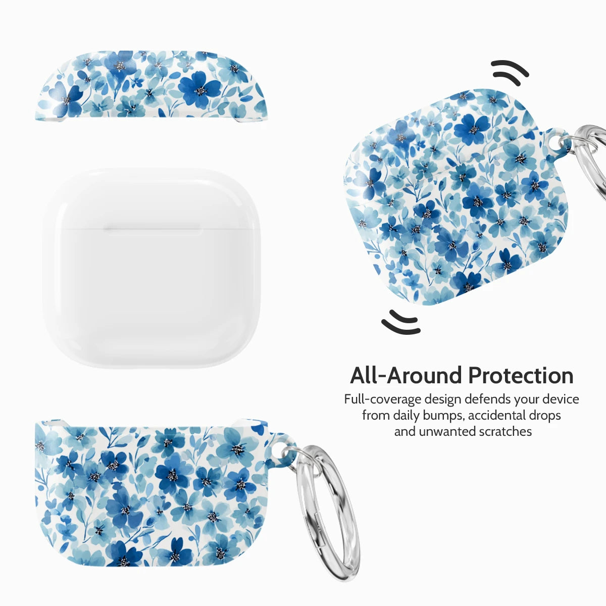 Blue Cascade - AirPods 4 Case
