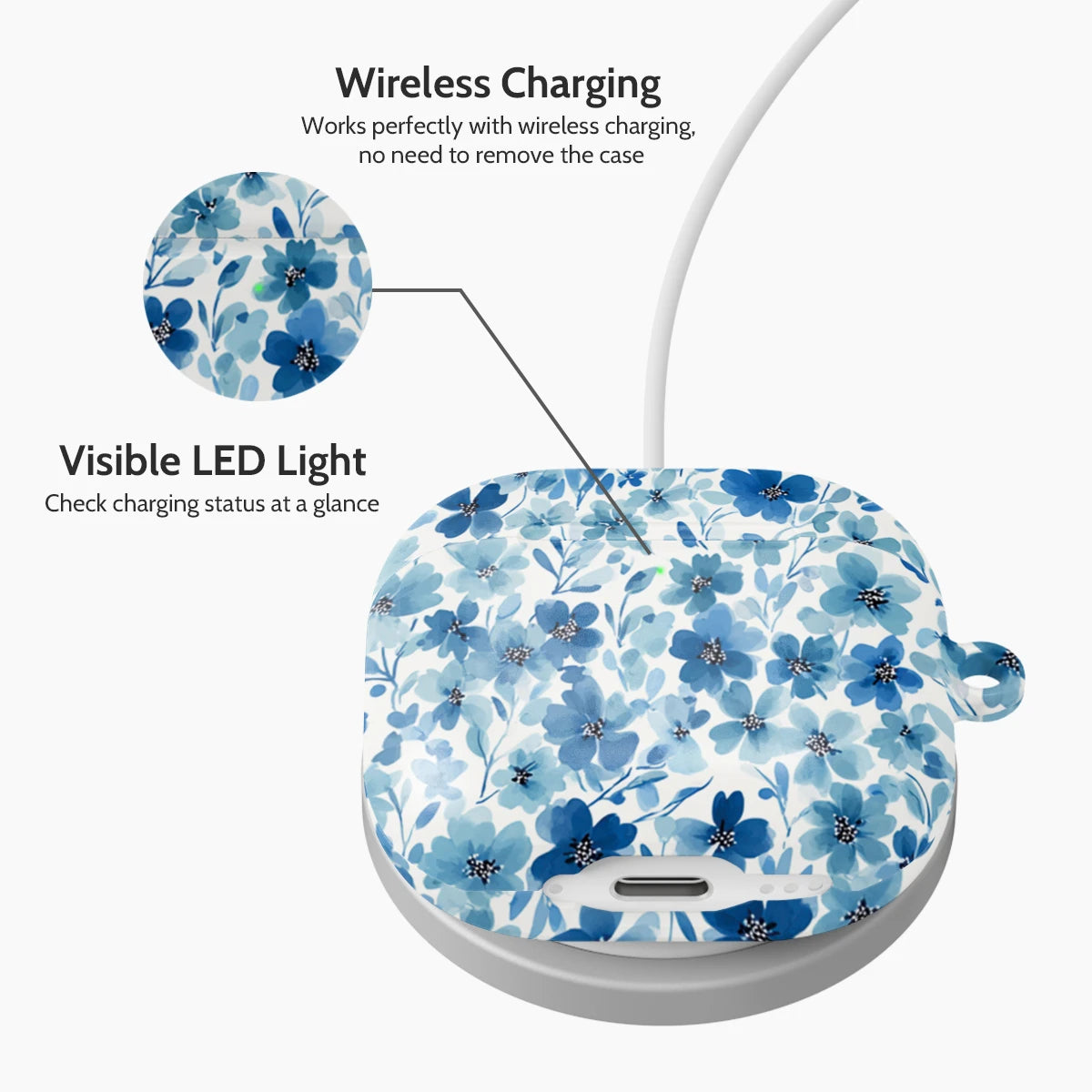 Blue Cascade - AirPods 4 Case