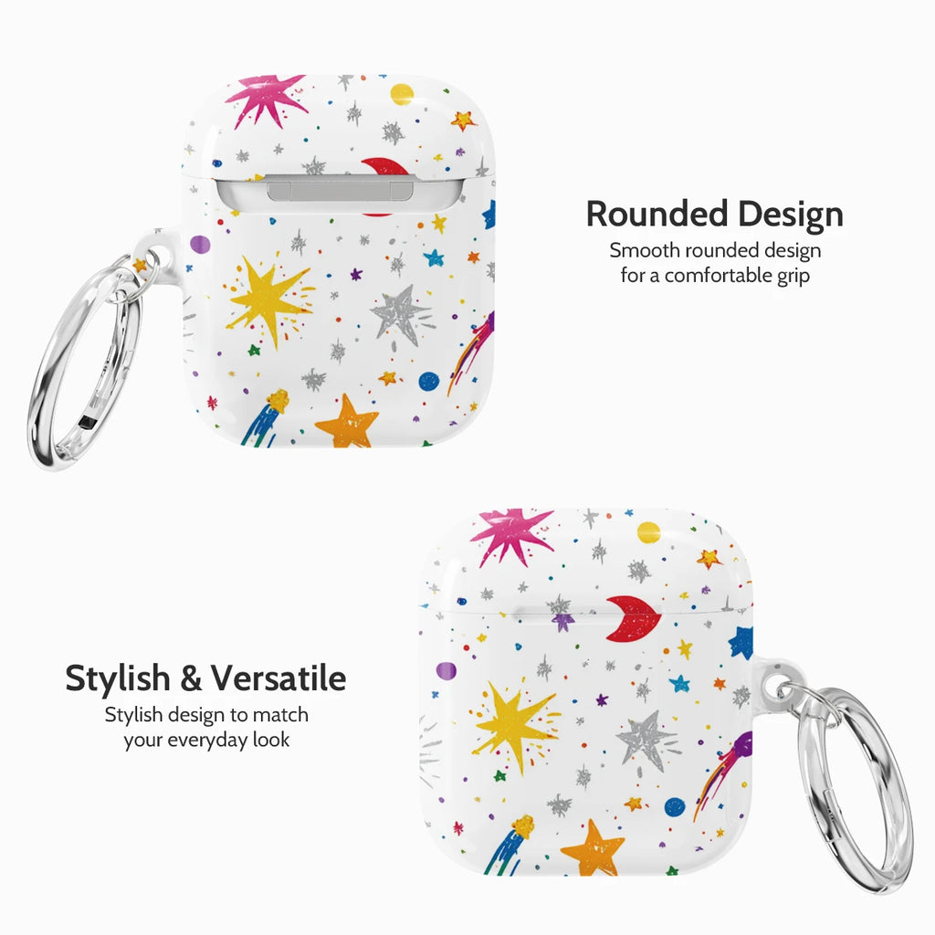 Cosmic Doodle - AirPods 1 & 2 Case