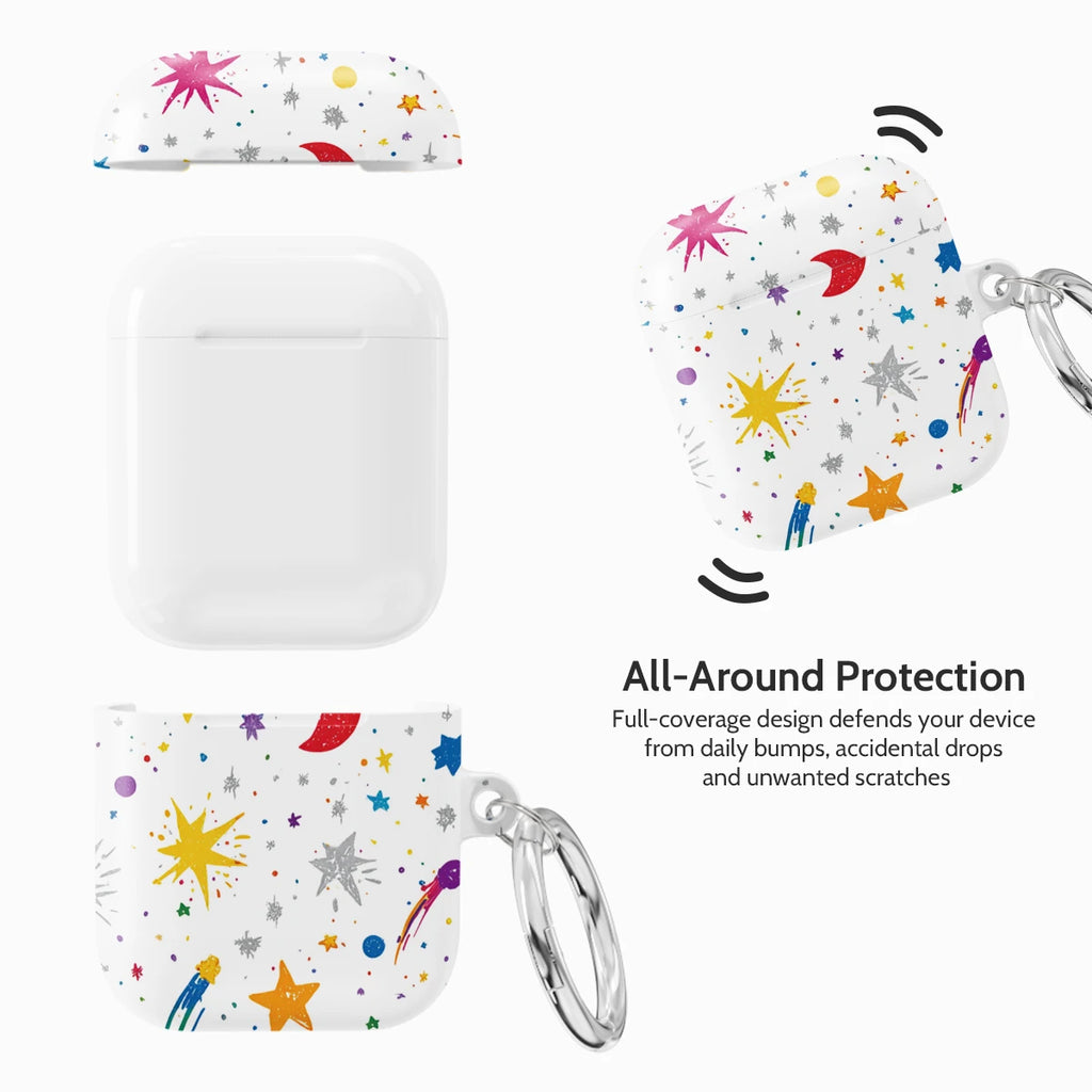 Cosmic Doodle - AirPods 1 & 2 Case