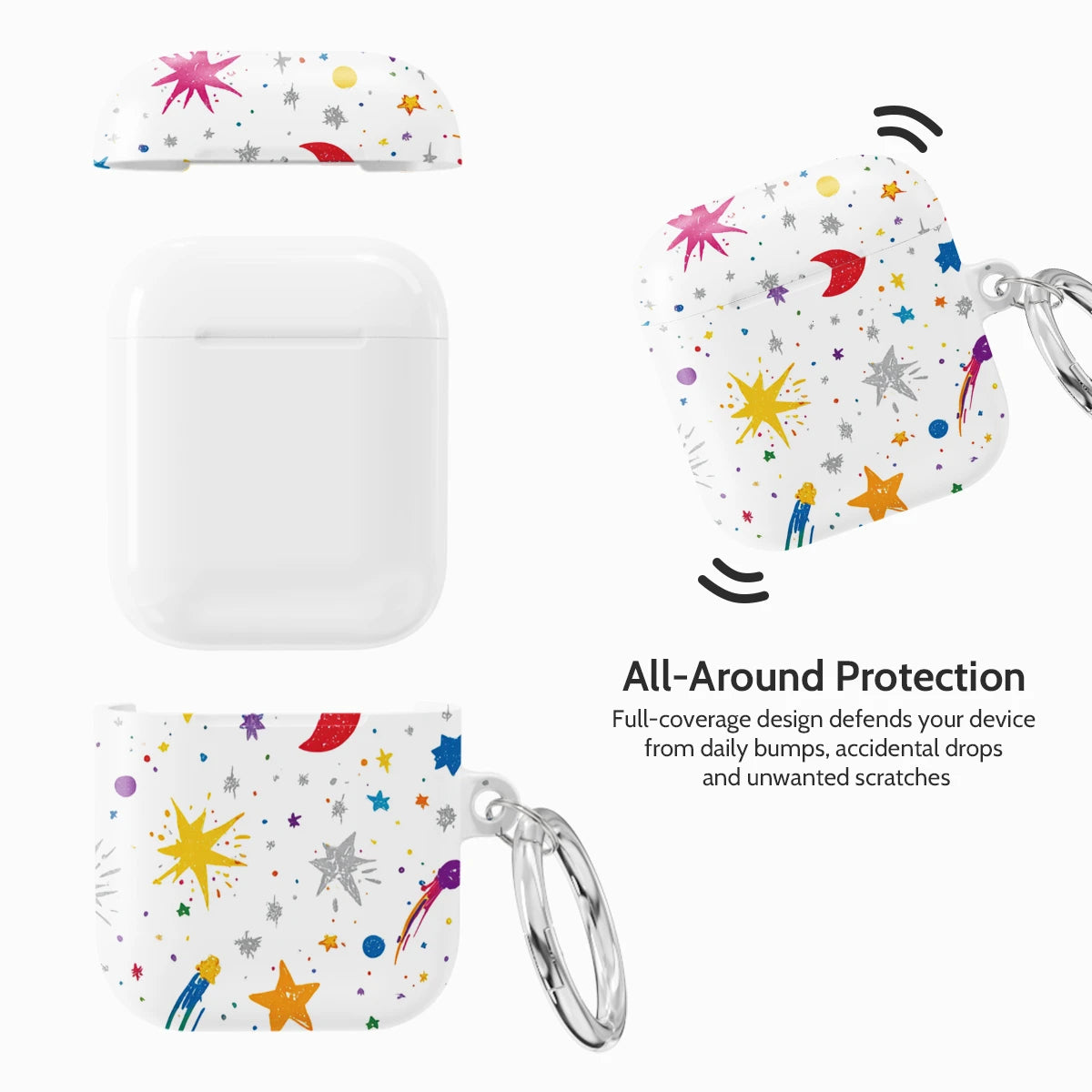 Cosmic Doodle - AirPods 1 & 2 Case