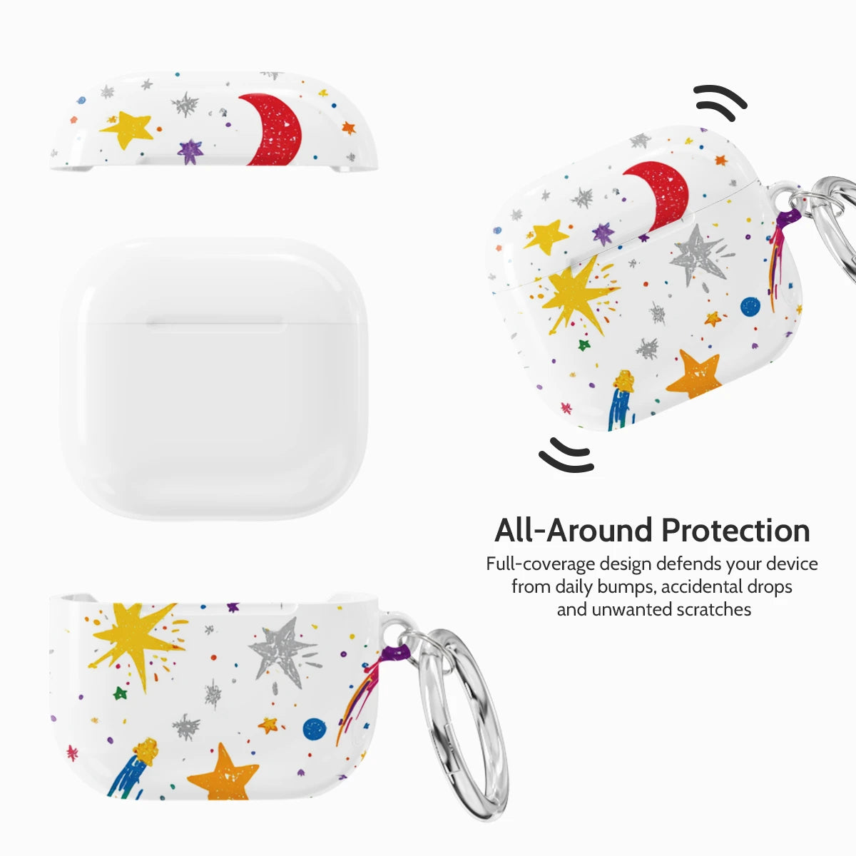 Cosmic Doodle - AirPods 4 Case