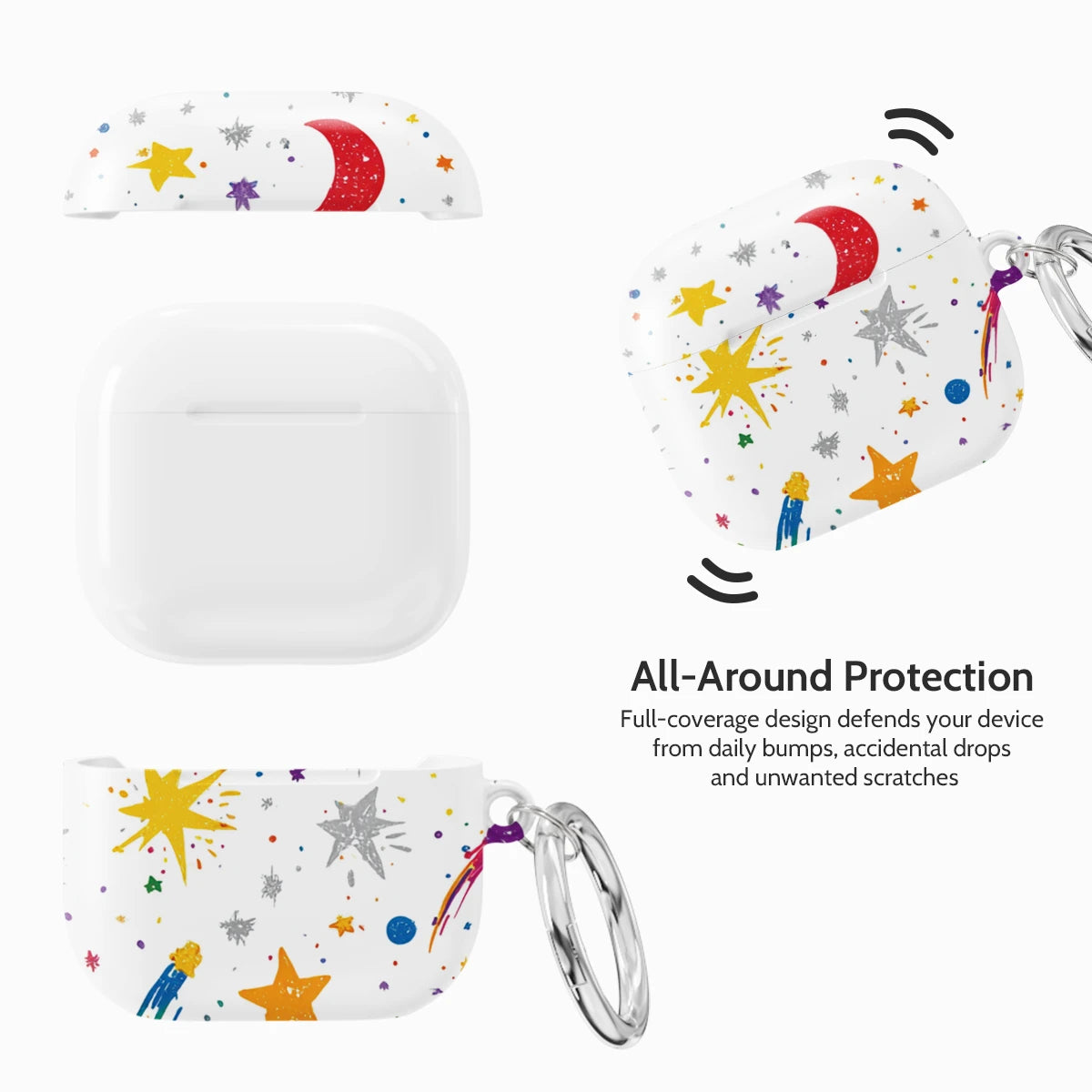 Cosmic Doodle - AirPods 4 Case