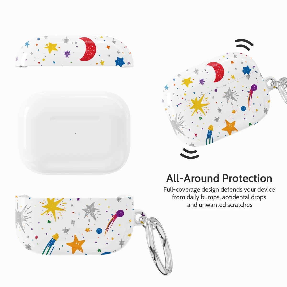 Cosmic Doodle - AirPods Pro 1 Case