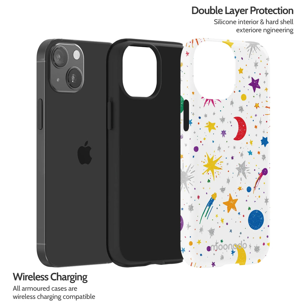 Cosmic Doodle - iPhone 13 Mini Case