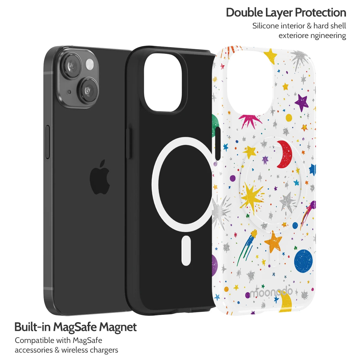 Cosmic Doodle - iPhone 14 Case