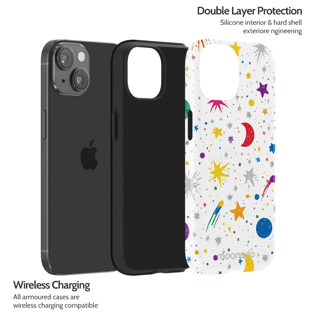 Cosmic Doodle - iPhone 15 Case