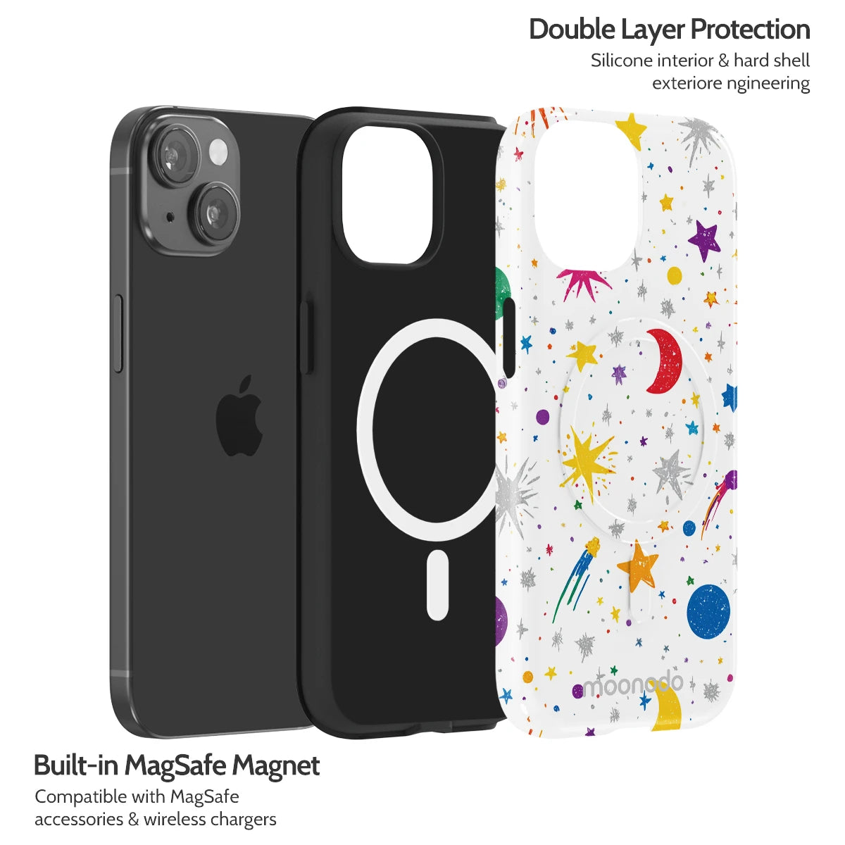 Cosmic Doodle - iPhone 15 Case