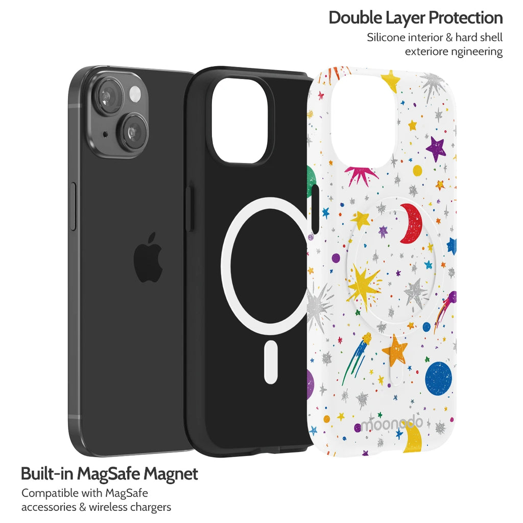 Cosmic Doodle - iPhone 15 Case