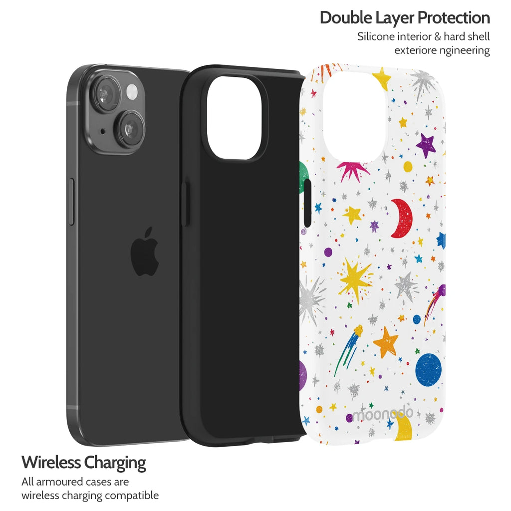 Cosmic Doodle - iPhone 15 Case