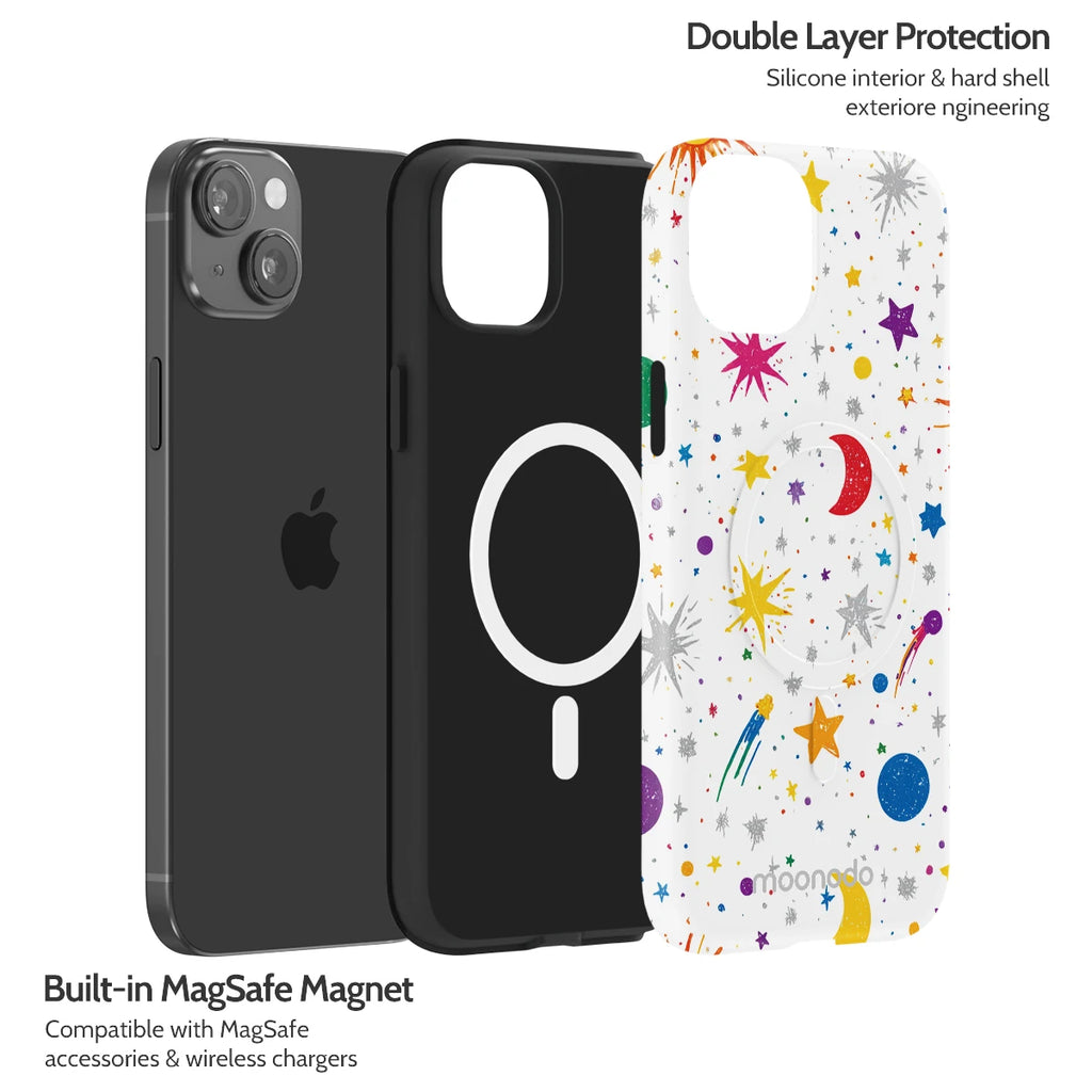 Cosmic Doodle - iPhone 15 Plus Case