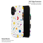 Cosmic Doodle - iPhone 16 Case