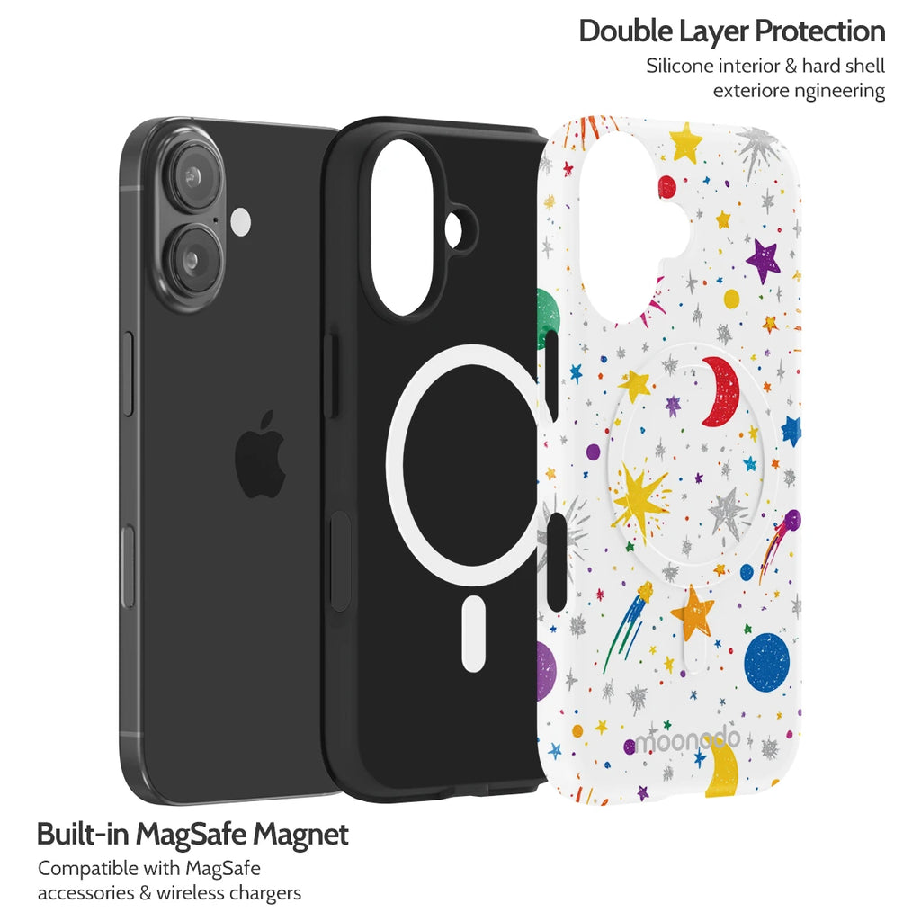 Cosmic Doodle - iPhone 16 Case