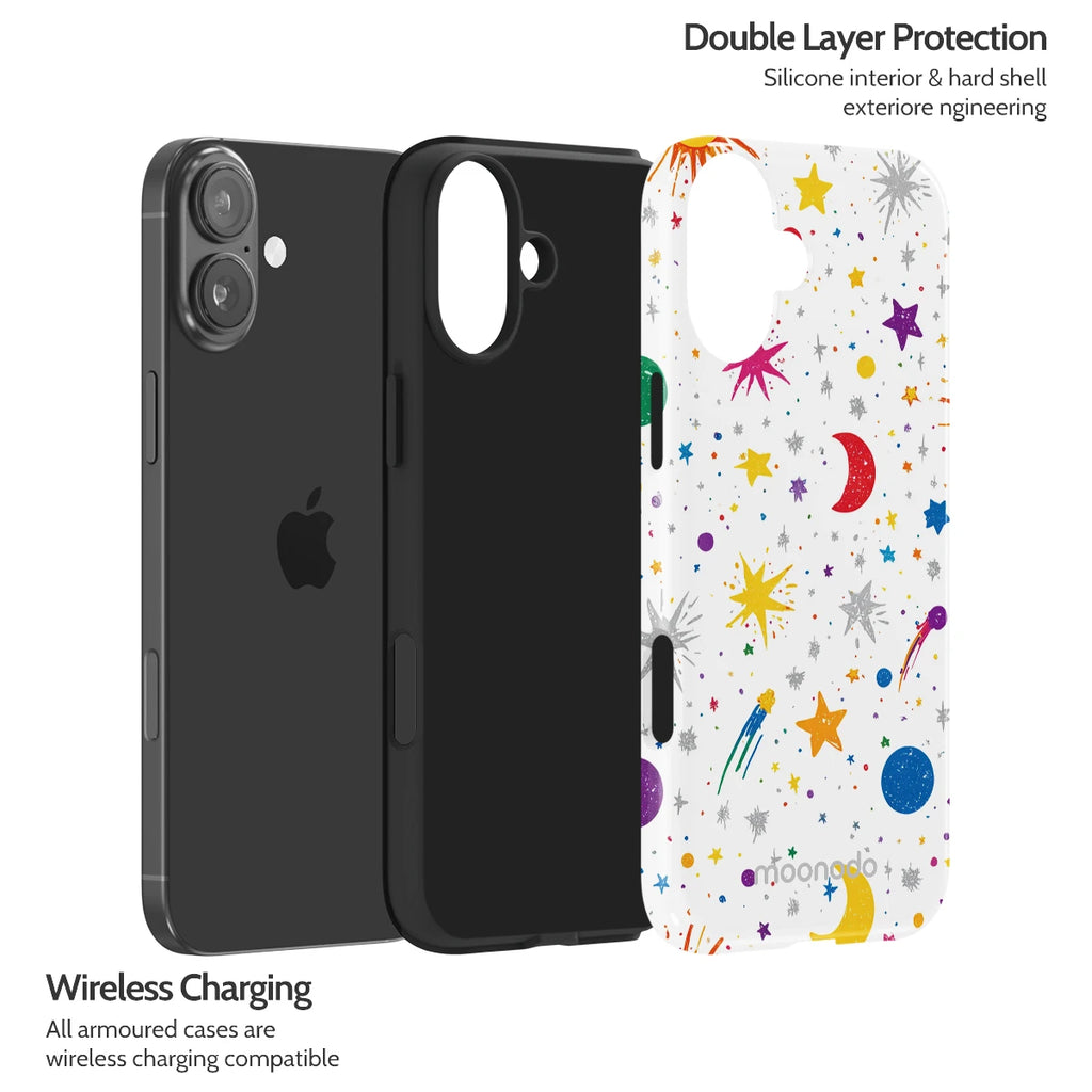 Cosmic Doodle - iPhone 16 Plus Case