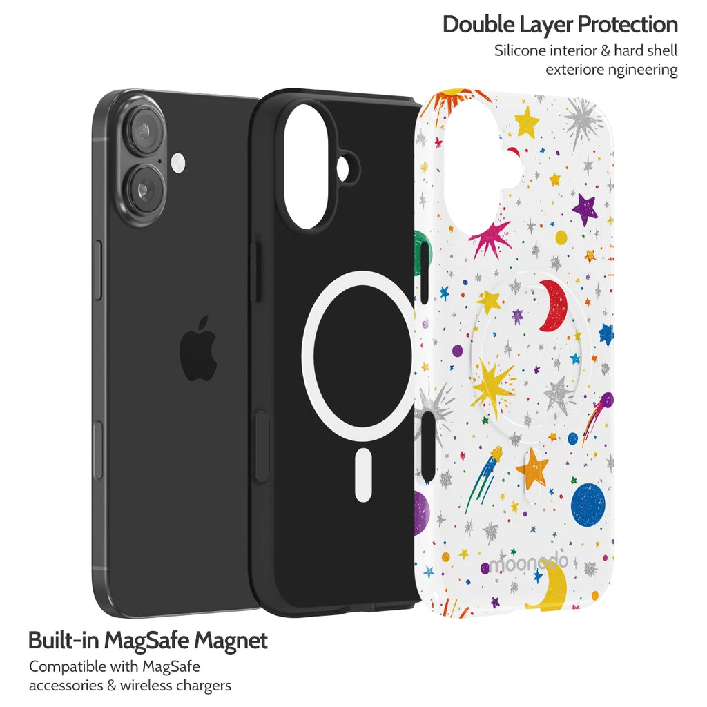 Cosmic Doodle - iPhone 16 Plus Case