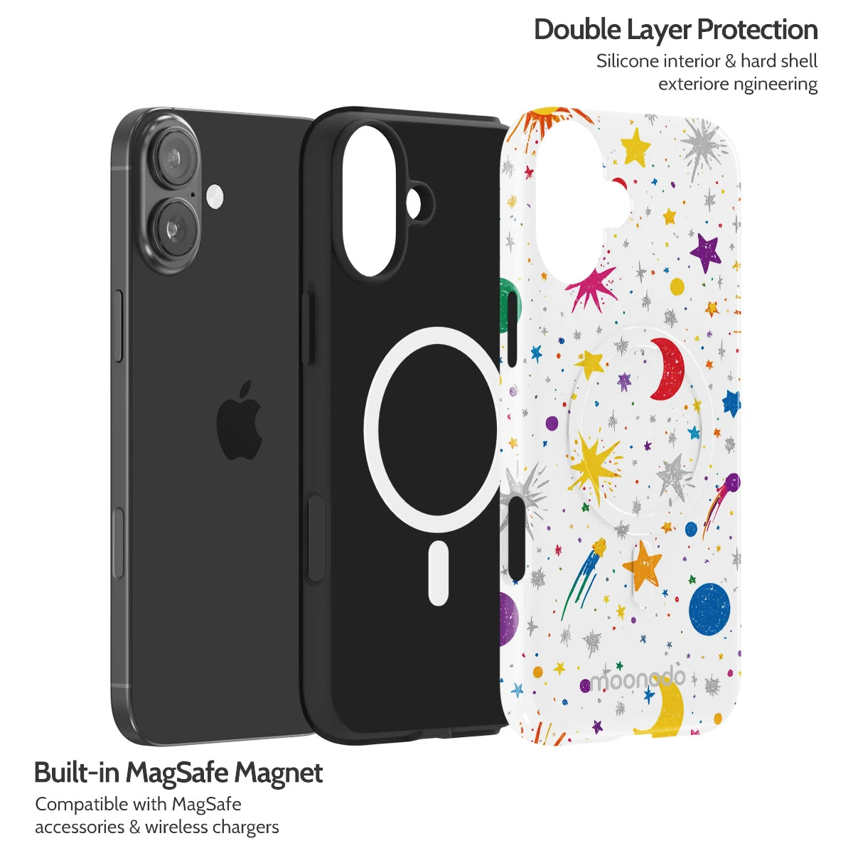 Cosmic Doodle - iPhone 16 Plus Case