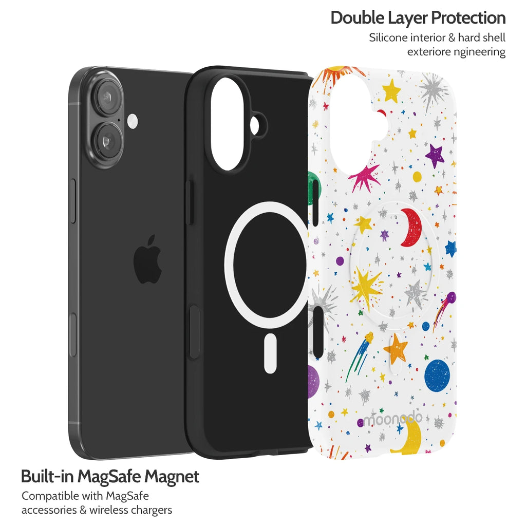Cosmic Doodle - iPhone 16 Plus Case