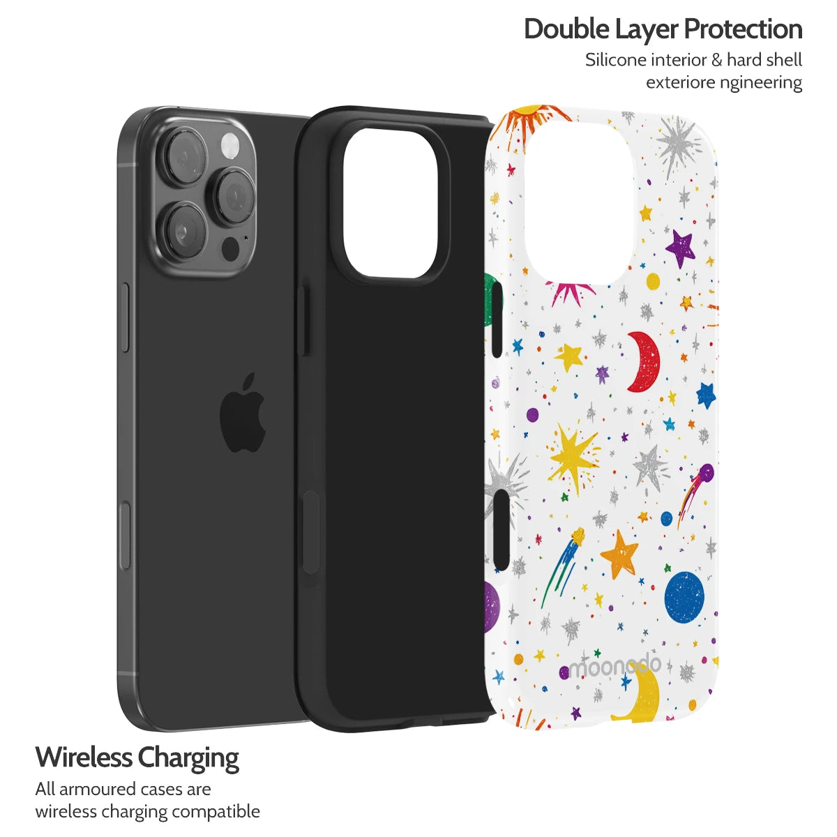 Cosmic Doodle - iPhone 16 Pro Max Case