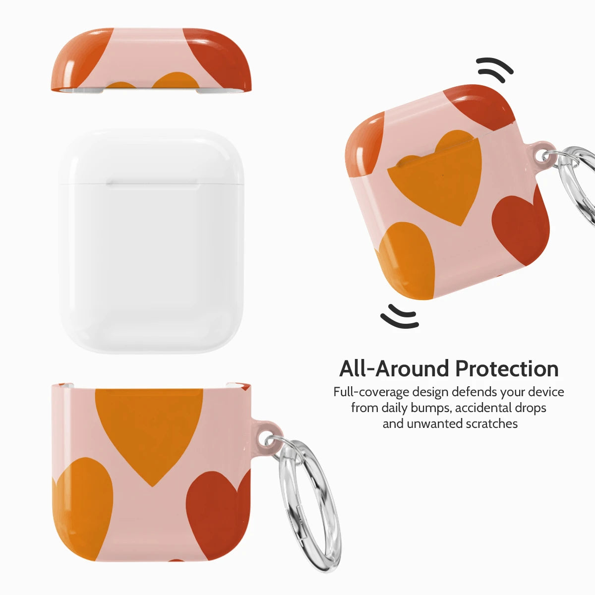 Amber Pulse - AirPods 1 & 2 Case