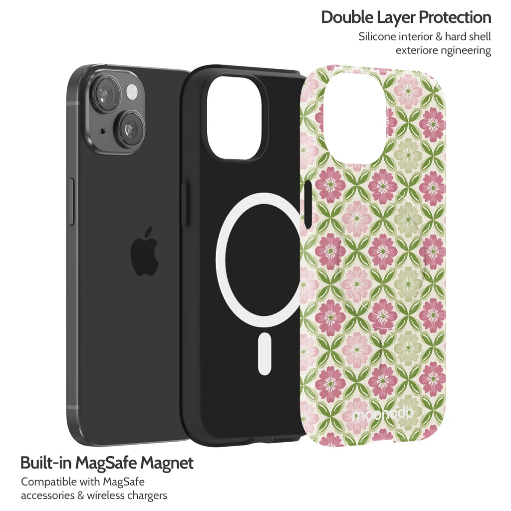 Garden Grid - iPhone 15 Case