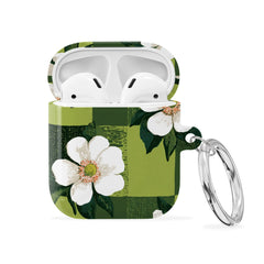Emerald Bloom - AirPods 1 & 2 Case