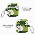 Emerald Bloom - AirPods 1 & 2 Case