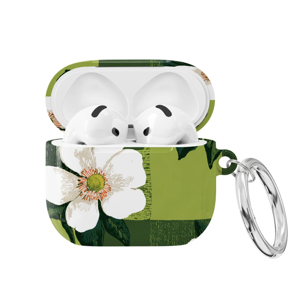 Emerald Bloom - AirPods 4 Case
