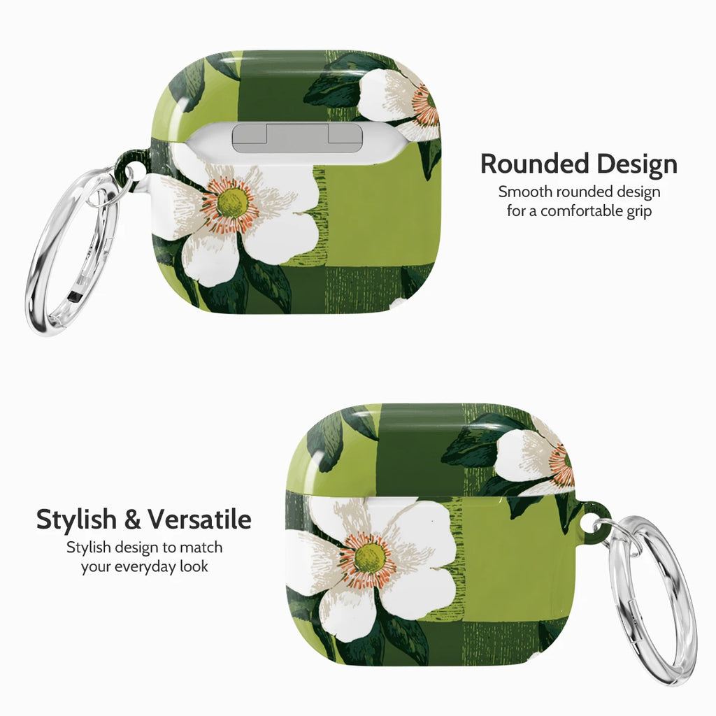 Emerald Bloom - AirPods 4 Case