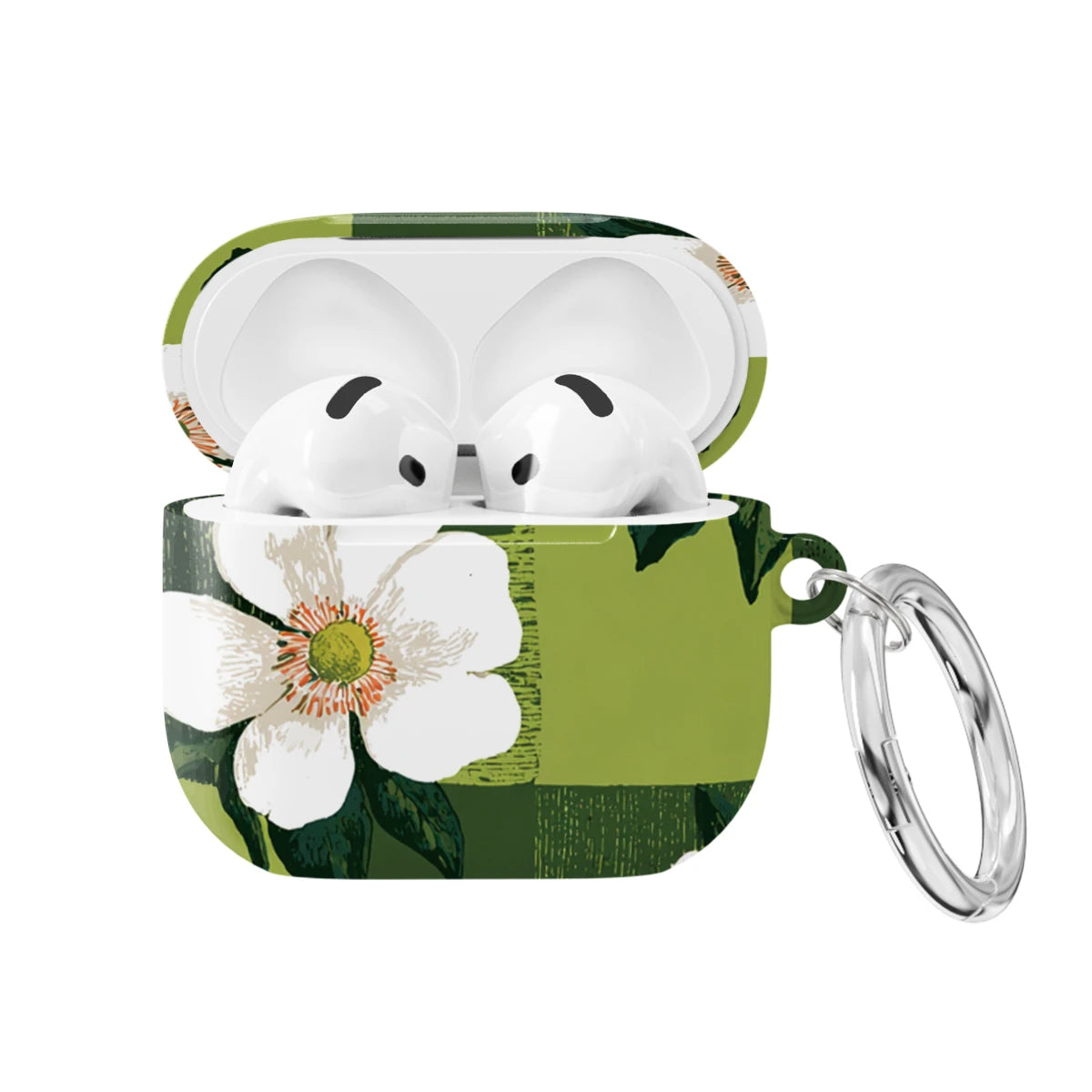 Emerald Bloom - AirPods 4 Case