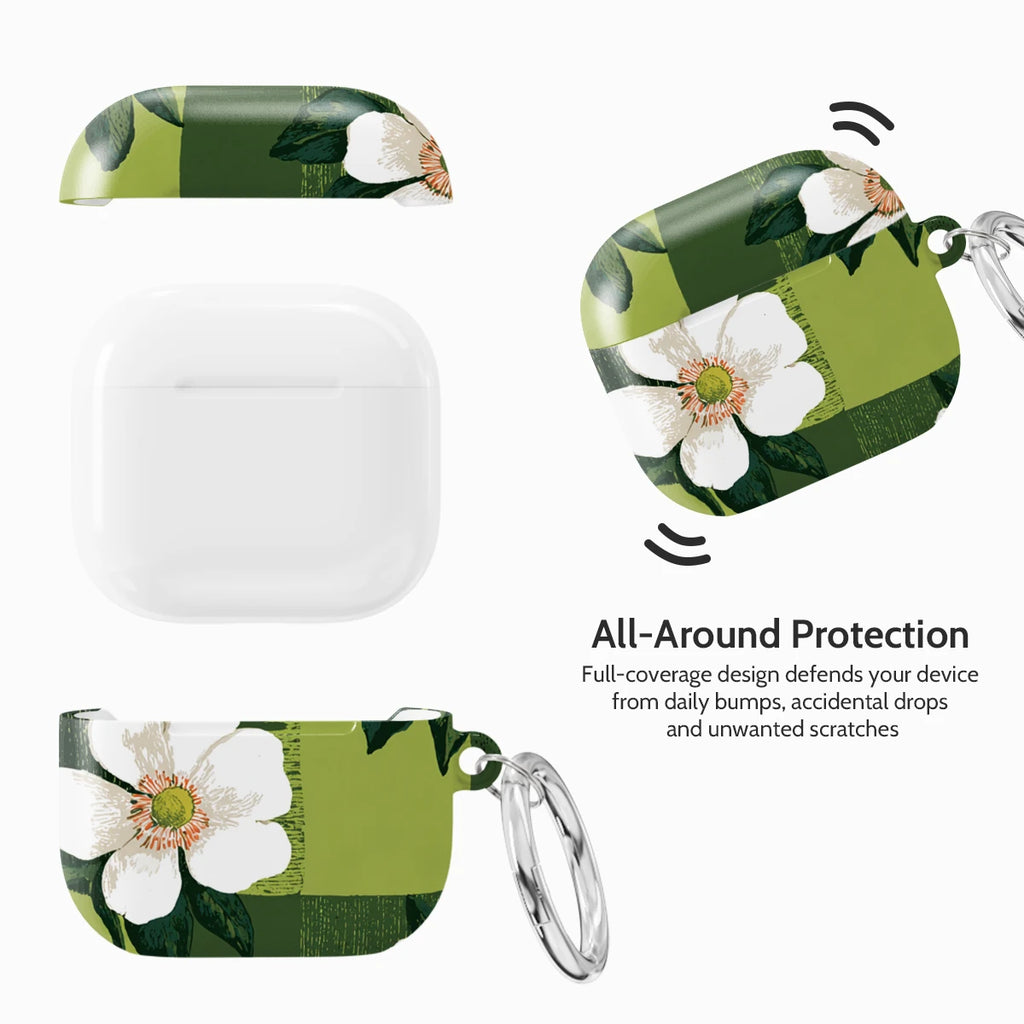 Emerald Bloom - AirPods 4 Case