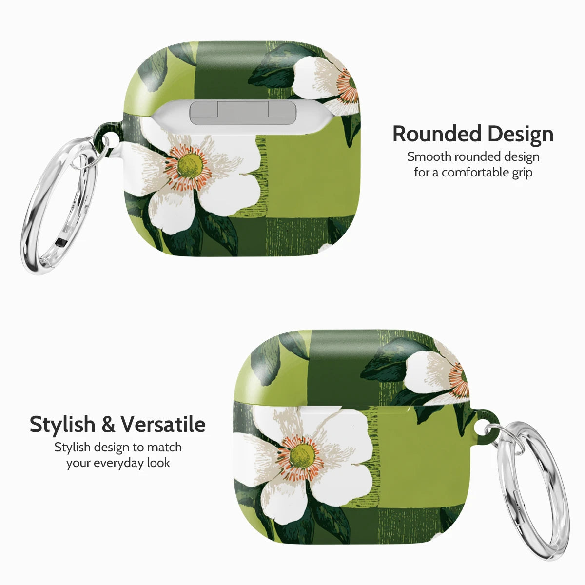 Emerald Bloom - AirPods 4 Case