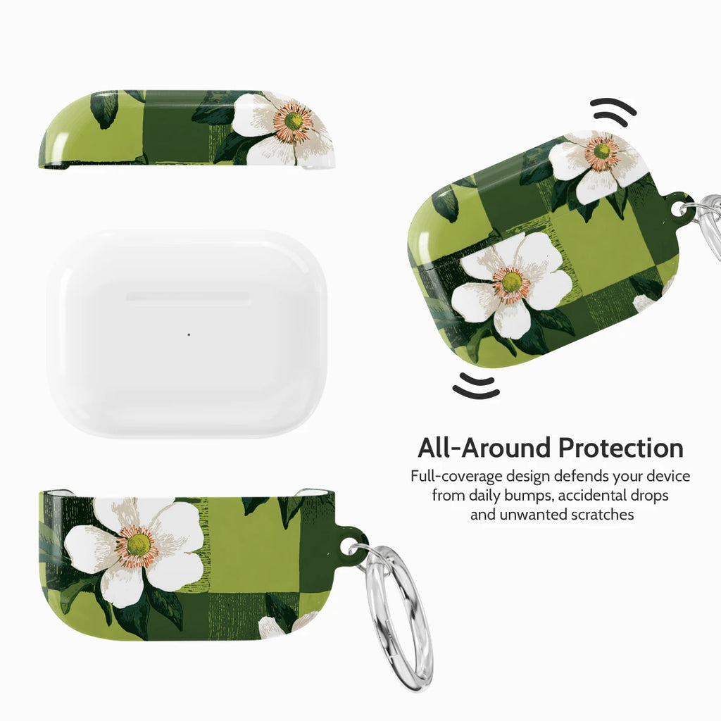 Emerald Bloom - AirPods Pro 1 Case
