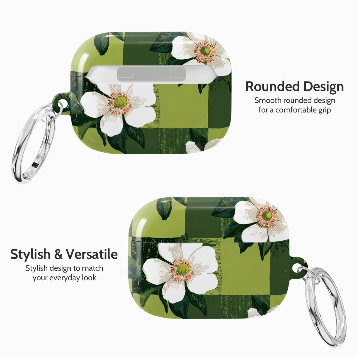 Emerald Bloom - AirPods Pro 1 Case