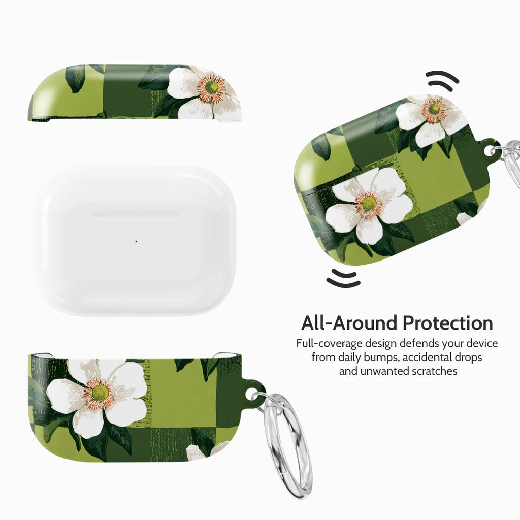 Emerald Bloom - AirPods Pro 1 Case