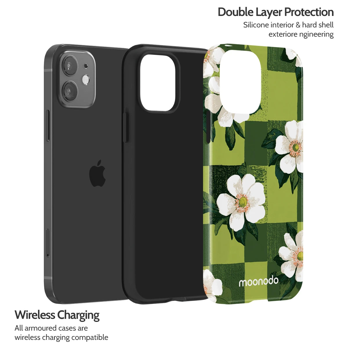 Emerald Bloom - iPhone 12 Case