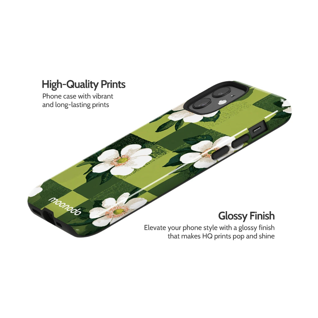 Emerald Bloom - iPhone 12 Case