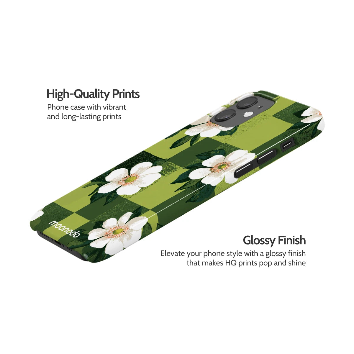 Emerald Bloom - iPhone 12 Case