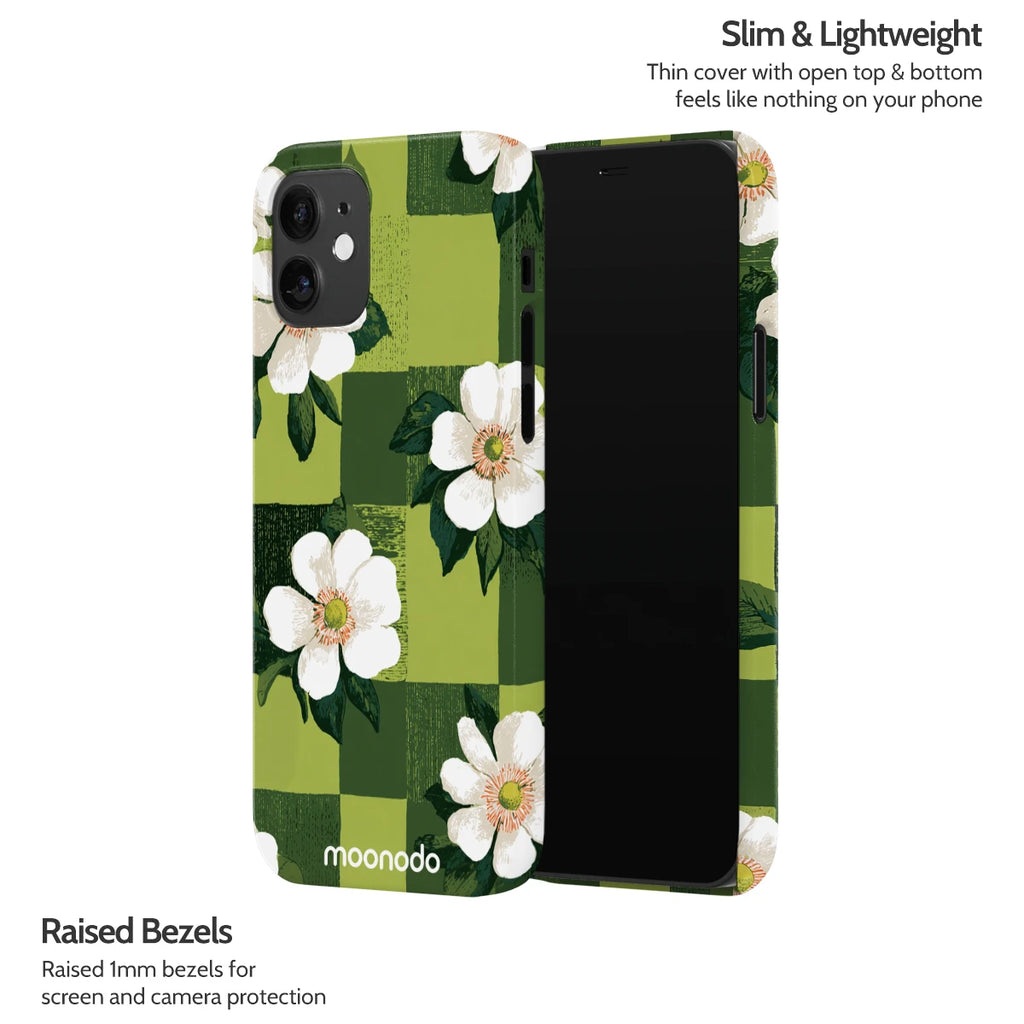 Emerald Bloom - iPhone 12 Case