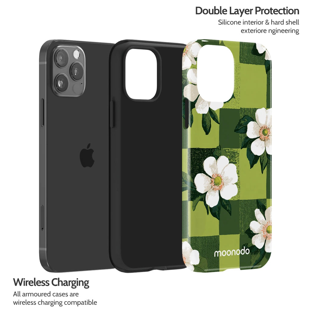 Emerald Bloom - iPhone 12 Pro Case
