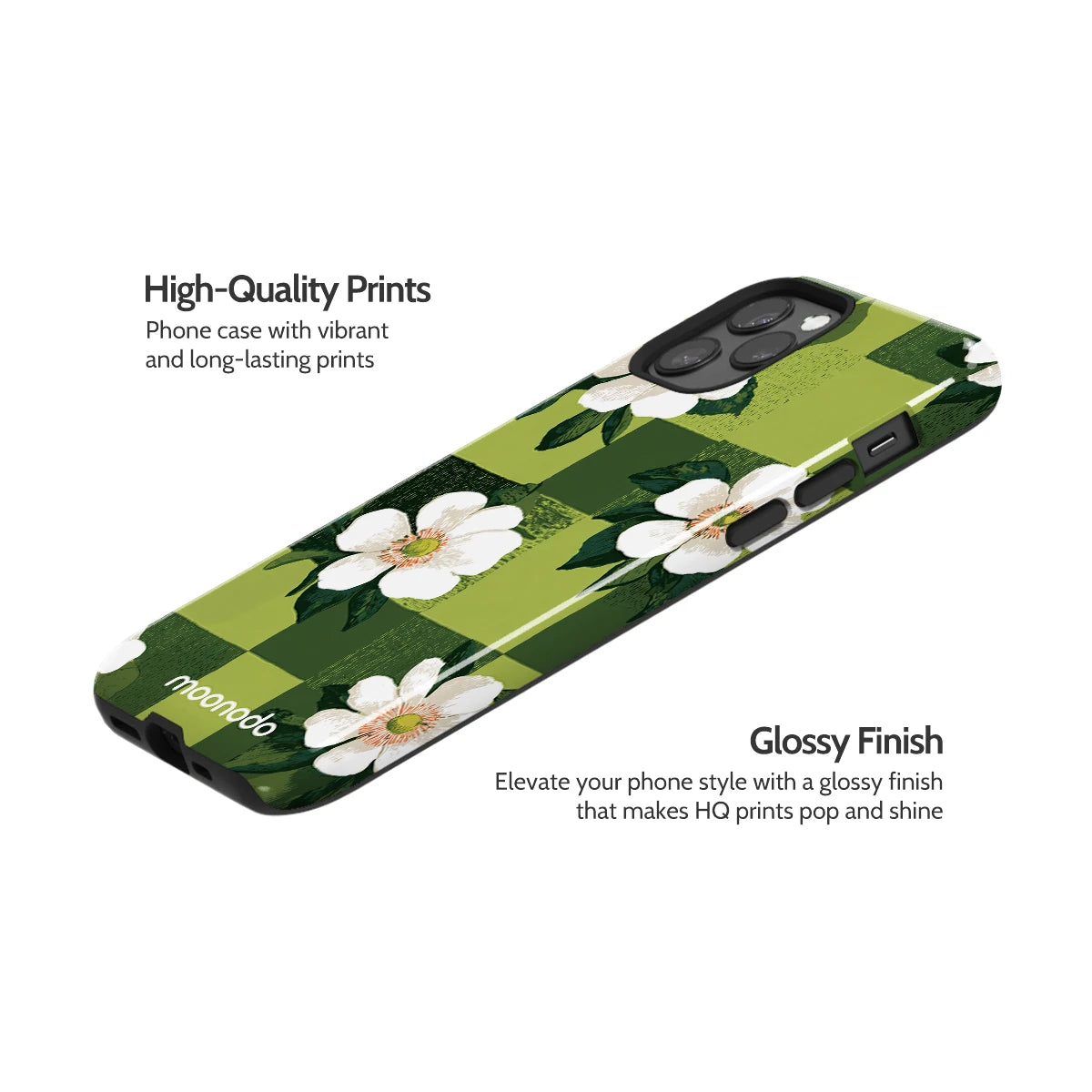 Emerald Bloom - iPhone 12 Pro Case