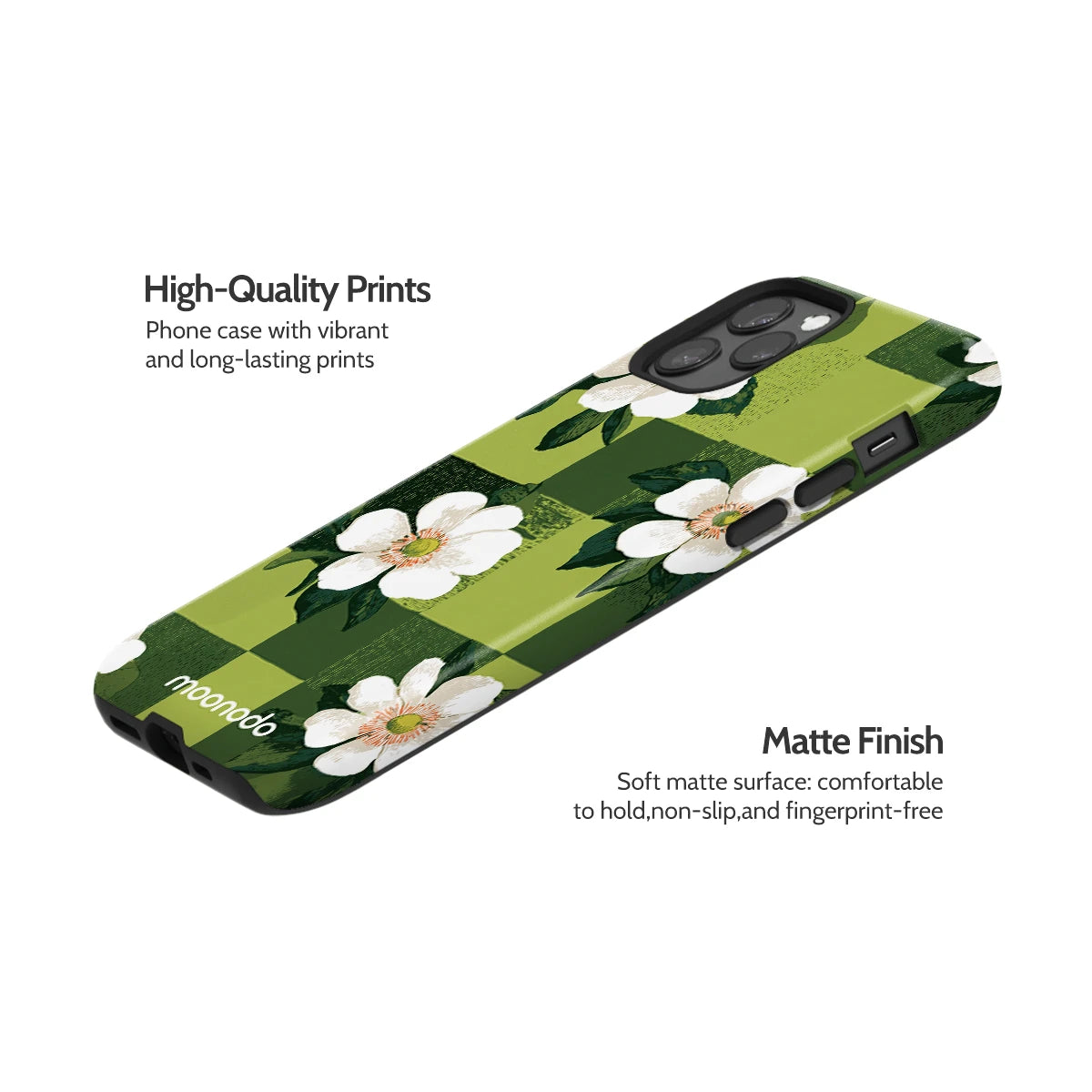 Emerald Bloom - iPhone 12 Pro Case