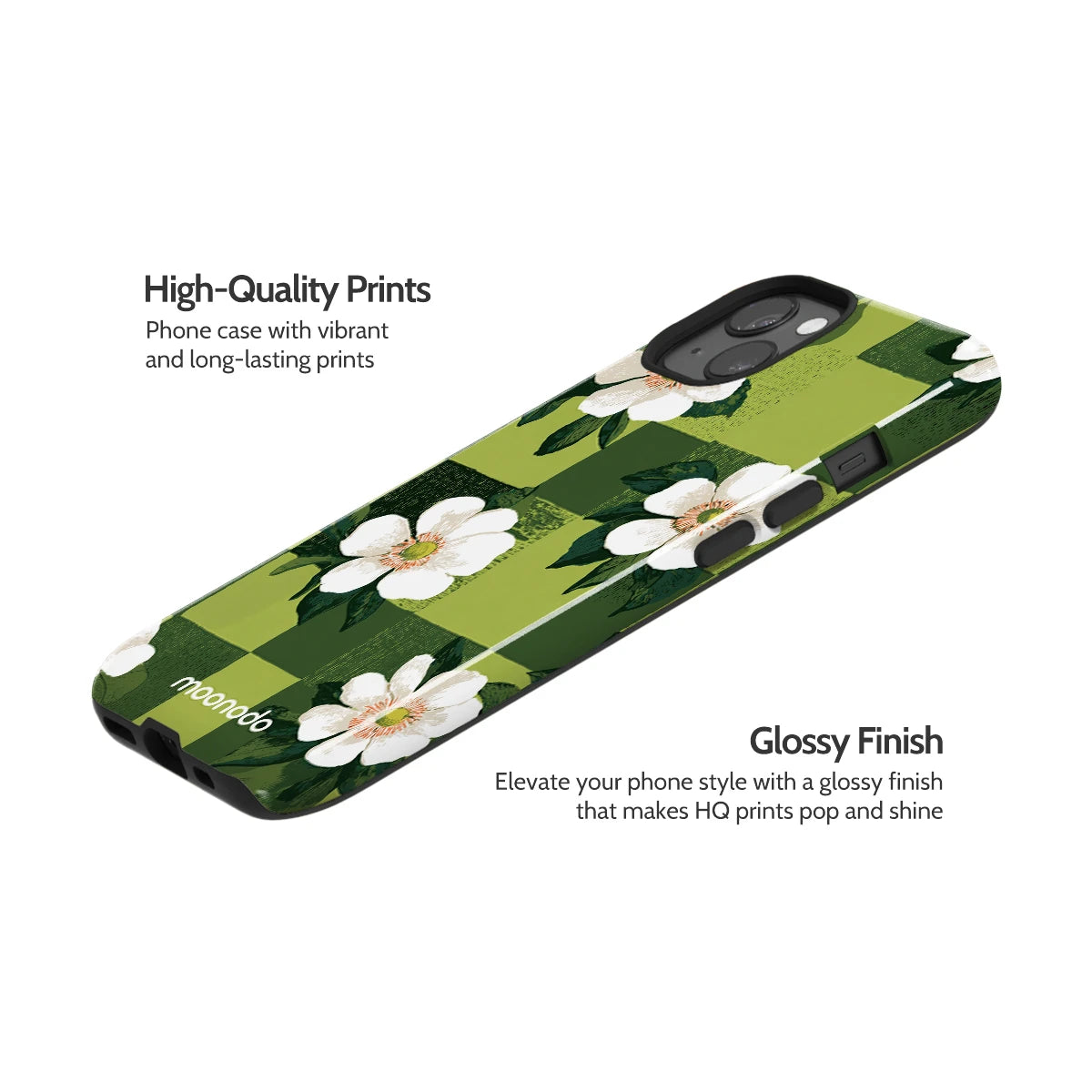 Emerald Bloom - iPhone 13 Case